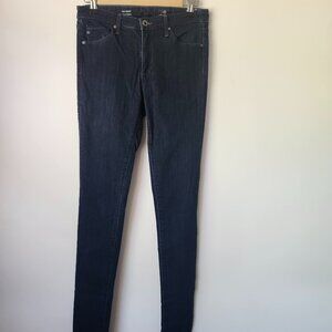 Adriano Goldschmied	Women's The Middi Mid-rise legging 26R Blue Denim